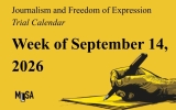 Journalism and freedom of expression cases – Week of Sept. 14, 2026